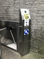 Contactless+Coin Tripod Turnstile