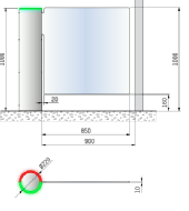 Automatic Systems 933+934 pass gate Automatic Systems 933+934 pass gate